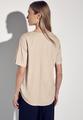 Bluse in Unifarbe 38 - Cotton Beige