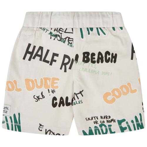 Kn.-Jerseybermudas 104/110 - Light Beige Aop