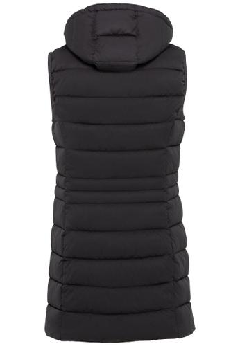 Steppweste mit abnehmbarer Kapuze 42 Regular Fit - Black