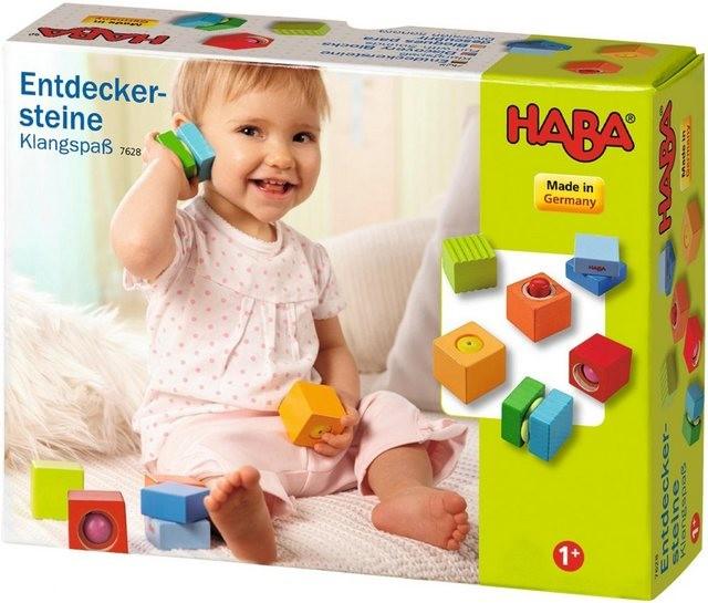 Haba Spielbausteine »Entdeckersteine Klangspaß«, (6 St), mit Soundeffekt, Made in Germany