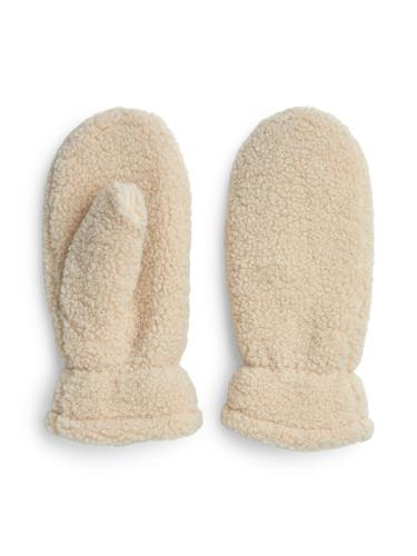 PCNETTY TEDDY MITTENS BC Grau M