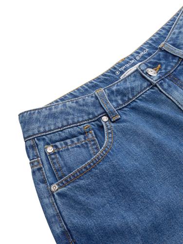 Baggy Jeans Shorts 140 Regular Fit - Used Mid Stone Blue Denim