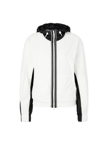 Sportive Jacke mit Kapuze und Zipp 40 - Black And White