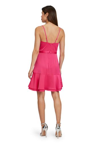 Cocktailkleid 40 Schwingend - Pink Peony