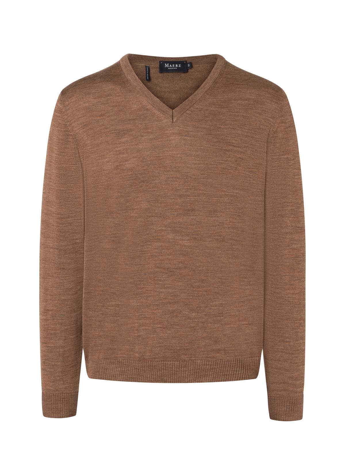 Pullover V-Ausschnitt 1/1 Arm 56 Classic Fit - Teddy