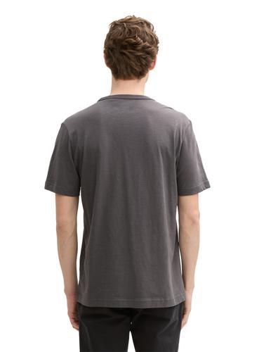 Basic T-Shirt aus Baumwolle XXL Regular Fit - Tarmac Grey