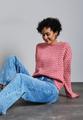 Strukturpullover 40 - Sugar Coral Mel.