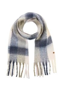 Schal mit Fransen OS - Night Blue