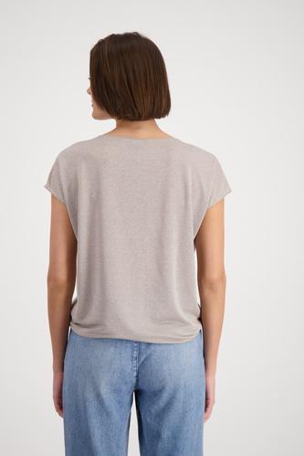 Shirt mit Cap-Print 42 - Warm Sand