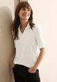 Piquée Poloshirt S - Vanilla White