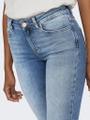 ONLBLUSH MID FLARED DNM TAI467 NOOS XS/30 Ausgestellt - Light Blue Denim