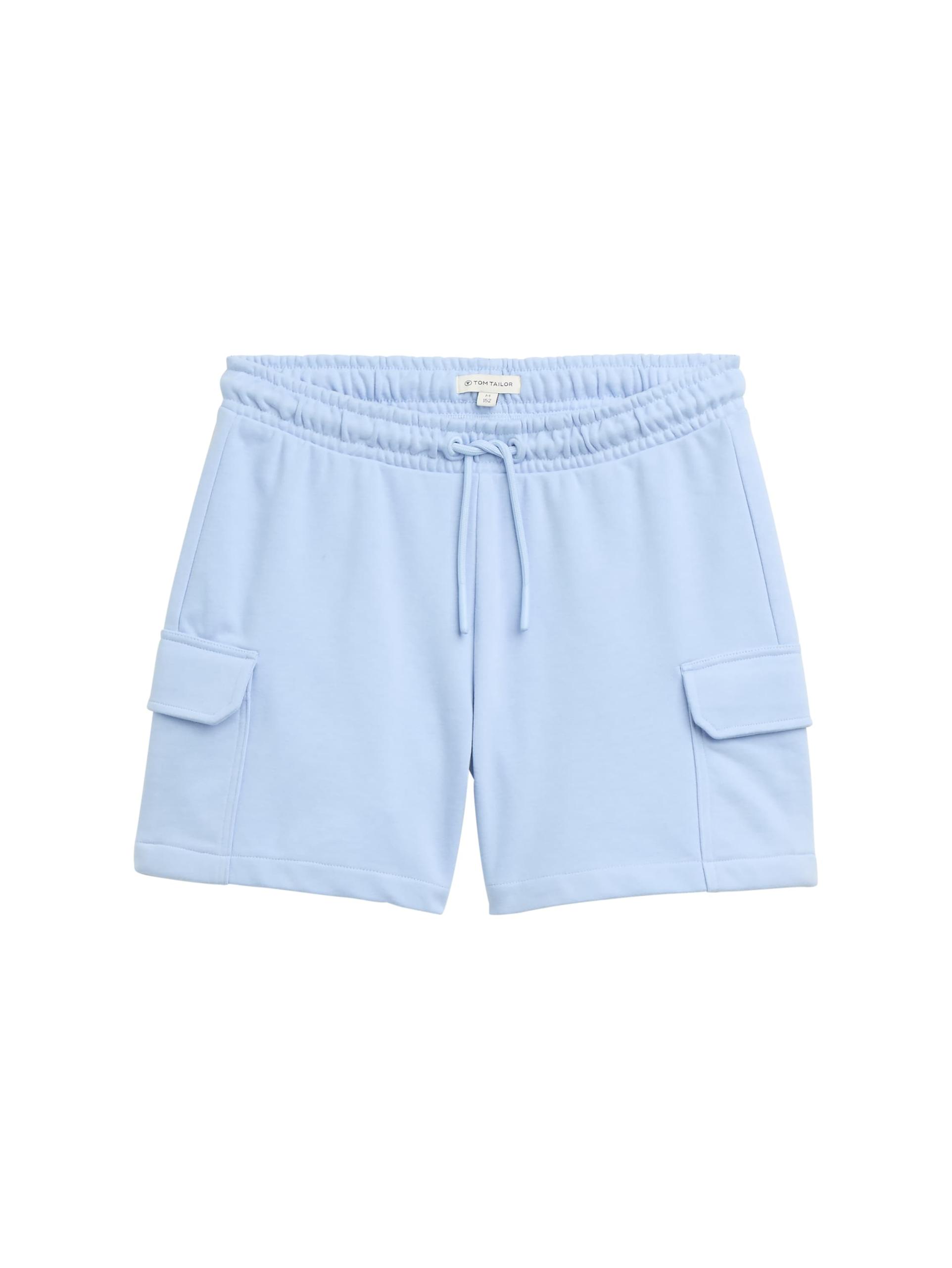 Cargo Sweat-Shorts 164 Regular Fit - Soft Blue
