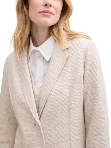 Mantel mit Reverskragen XXXL Slim Fit - Sand Stone Beige Melange
