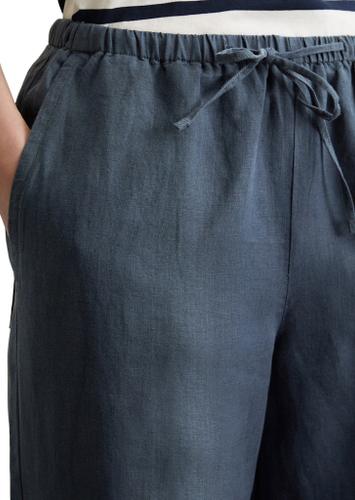 Leinen-Joggpants straight 42 Straight - Muted Blue