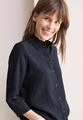 Kurze Strukturbluse M - Universal Blue