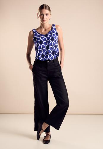 Top mit Print 38 - Violet Blue