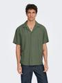 ONSLATHAM REG RESORT STRUC 0257 NOOS L Normal geschnitten - Dusty Olive