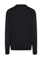 Pullover Rundhals 1/1 Arm Schwarz 50