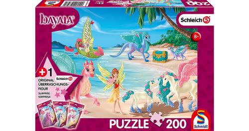 Puzzle Schleich Bayala inkl. Schleich-Figur - Dracheninsel, 200 Teile