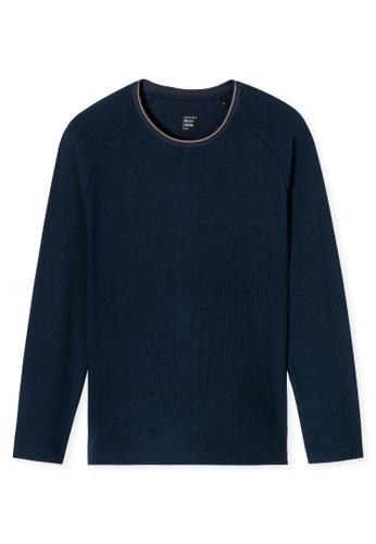 Shirt Langarm 56 - Nachtblau