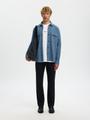 SLHJACKIE SWEAT JACKET NOOS S Normal geschnitten - Blue Mirage