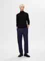 SLH190-REG TAPERED LEROY PLEAT PANT NOOS Blau M