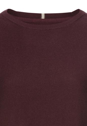 Rundhals Sweatshirt aus reiner Baumwolle XL Regular Fit - Plum