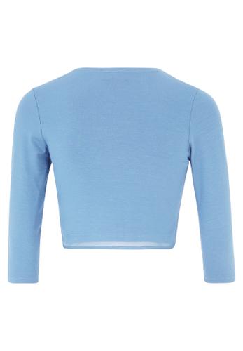 Bolero-Jacke 32 Figurbetont - Hushed Blue