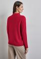 Pullover mit Strickmuster Rot 36