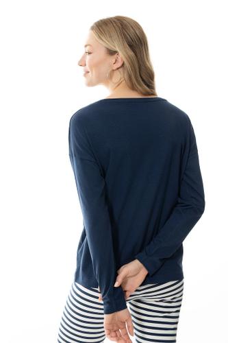 T-Shirt langarm Grau L