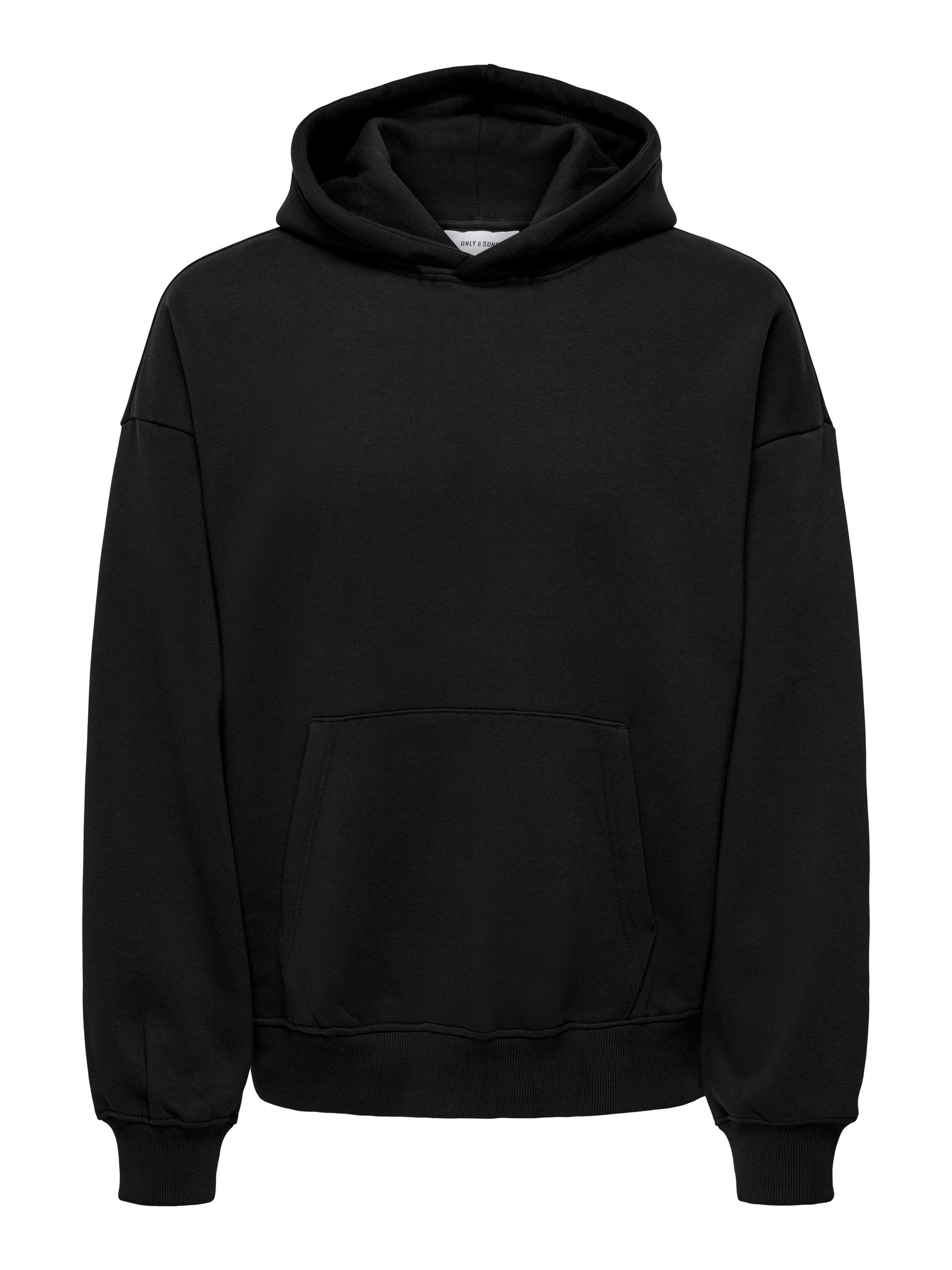 ONSTURNER LIFE VTG HOODIE SWEAT NOOS S Locker geschnitten - Black