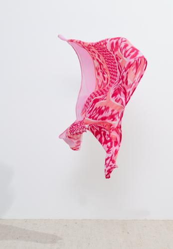 Print Modalschal A - Pink Sorbet