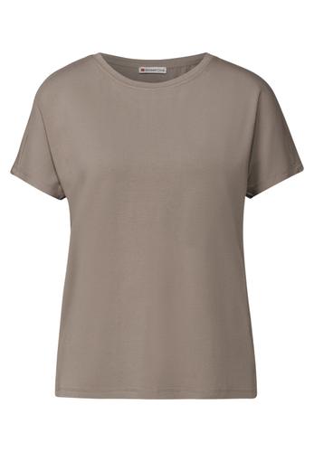 Shirt in Unifarbe 44 - Stone Brown