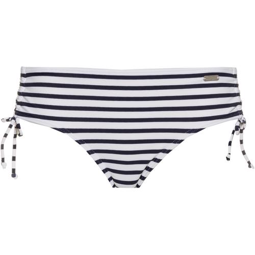 venice beach lm exkl. sport Bikinihose mit Raffung 36 - White-navy S