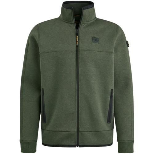 Zip jacket interlock Grün XXXL