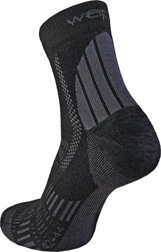 WAPITI Herren Socken Wandersocken S05 Merino Eco Mid 42-44 in Schwarz