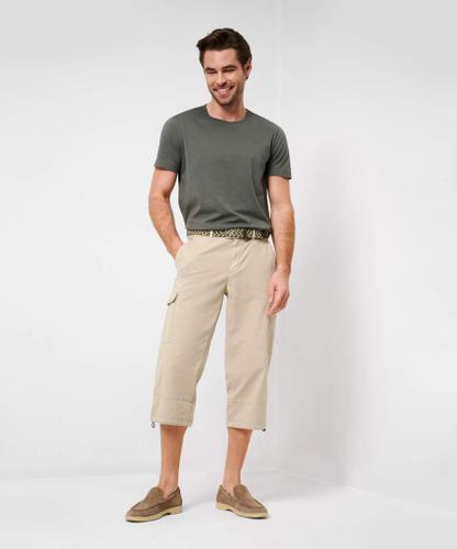 Style Brady 27 Cargo-Bermuda, Herrenhose, Aufgesetzte Gesäßtaschen, Sportive Cargotaschen, Französische Vorderhosentaschen, Verdeckter Reißverschluss, Normale Leibhöhe, Gerader Schnitt, Relaxed Fit - Cosy Linen
