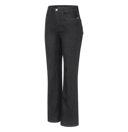 MAC JEANS - LAURA, Authentic Stretch Denim 44/30 Flared Fit - Schwarz
