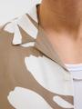 JJJEFF MONOCHROME RESORT SHIRT SS S Locker geschnitten - Coriander