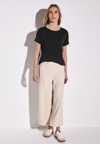 Shirt in Unifarbe 36 - Black