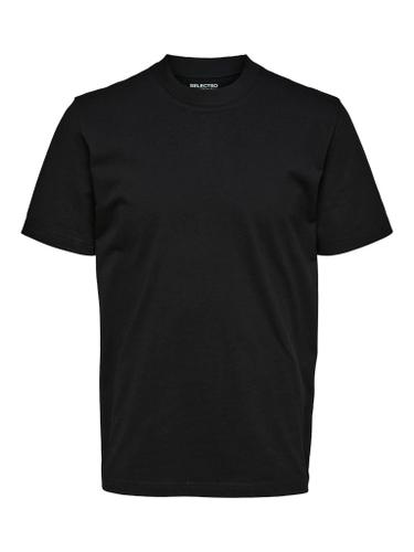 SLHCOLMAN SS O-NECK TEE NOOS Schwarz M