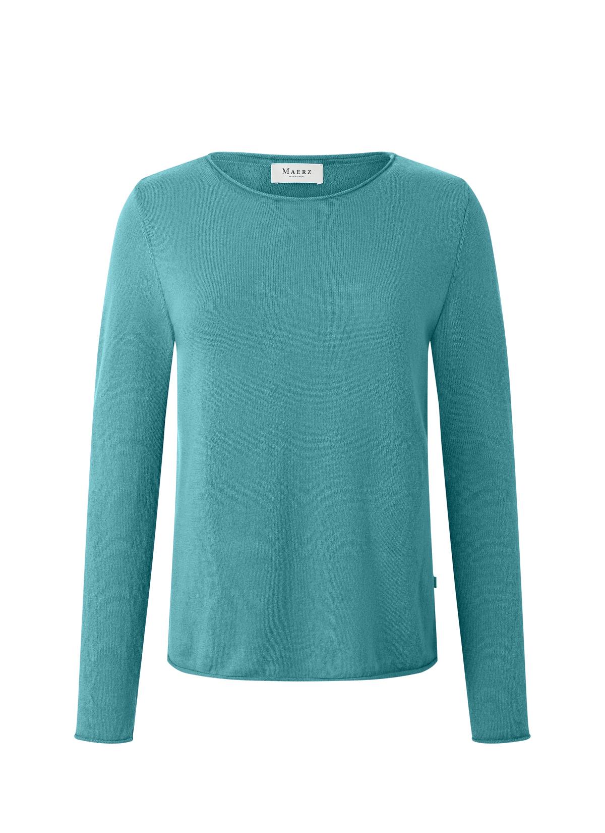 Pullover Rundhals 1/1 Arm 46 Regular Fit - Glacier Green