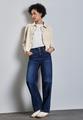 Cordbluse mit Knopfleiste 44 - Smooth Sand Beige