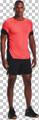 UNDER ARMOUR Herren T-Shirt HG RUSH 2.0 S in Rot