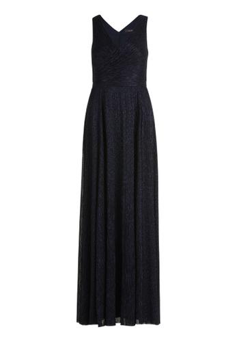 Abendkleid 42 Ausgestellt - Blue/black