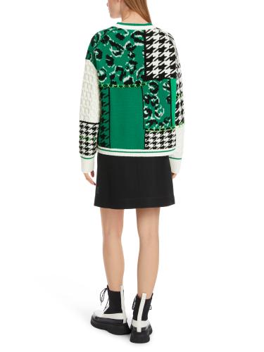 Strick-Pullover im Muster-Mix 40 - Brilliant Green New