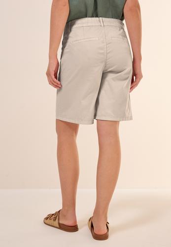 Twill Shorts im Washed-Look L - Boulder Beige