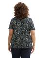 Plus Size - T-Shirt mit Print 46 Regular Fit - Multicolor Navy Dot Structure