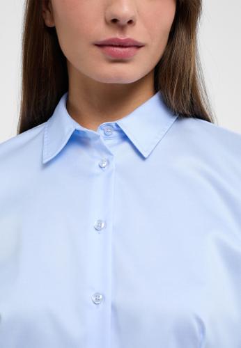 Cover Shirt Bluse Twill Langarm 38/Langarm REGULAR FIT - Hellblau