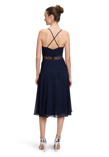 Cocktailkleid Blau 38